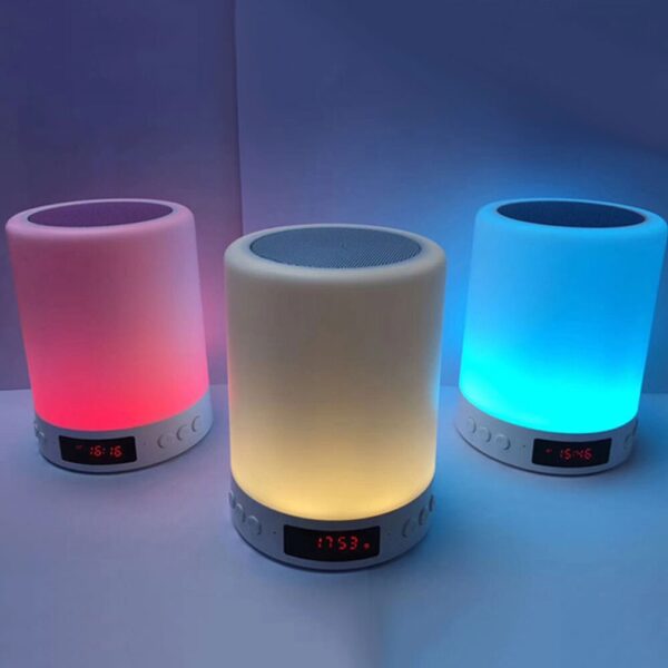 LED Touch Lamp Bluetooth Speaker, Wireless HiFi Speaker Light, USB ...