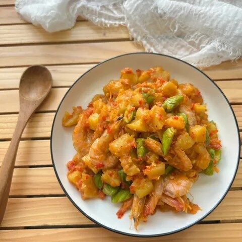 Sambel Balado Udang kentang pete (ala chef salsa)